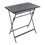 Table de jardin pliante rectangulaire AZUA Graphite