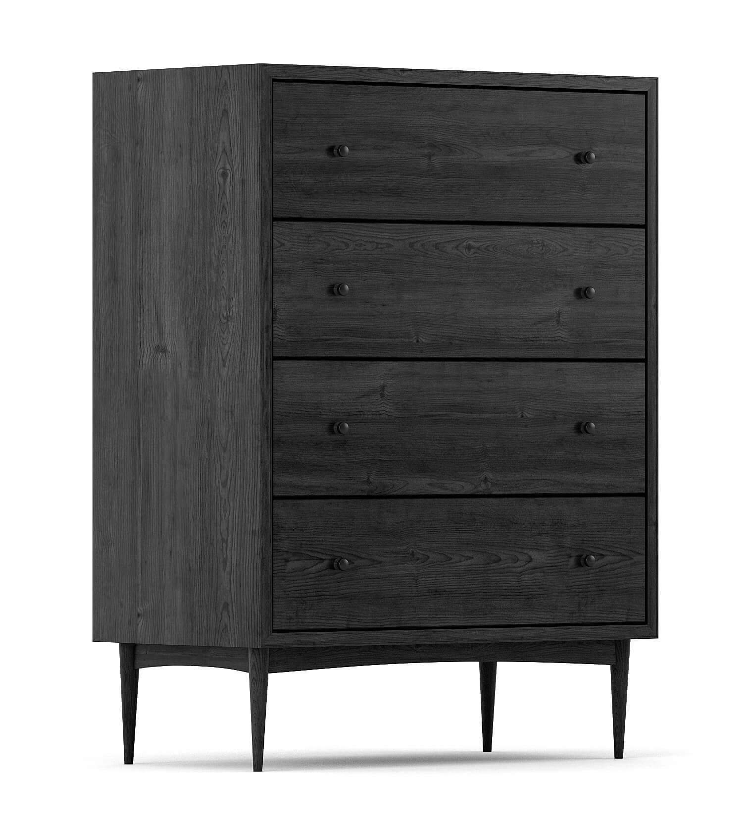 Atten 4-Drawer Tall Dresser