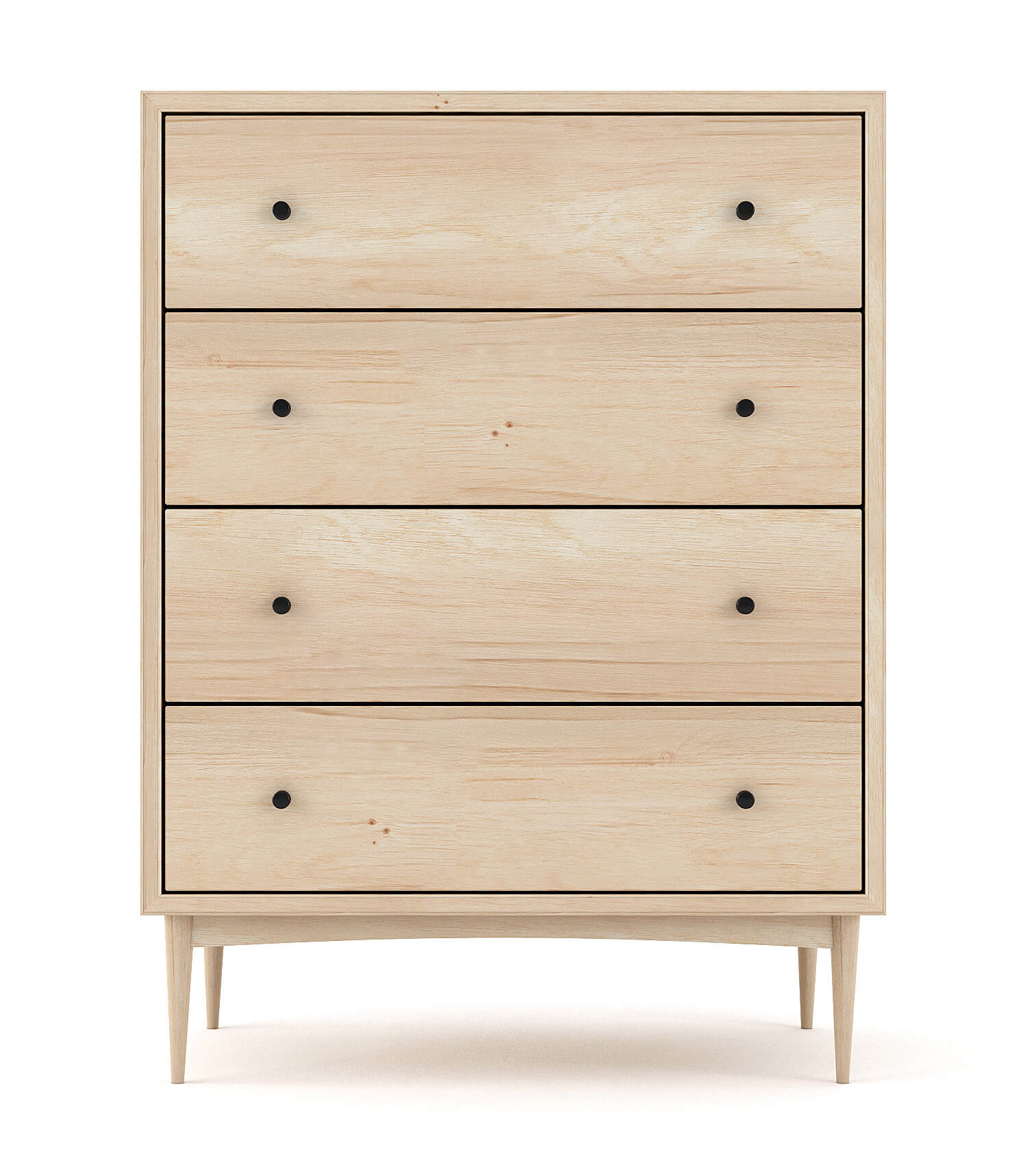 Atten 4-Drawer Tall Dresser