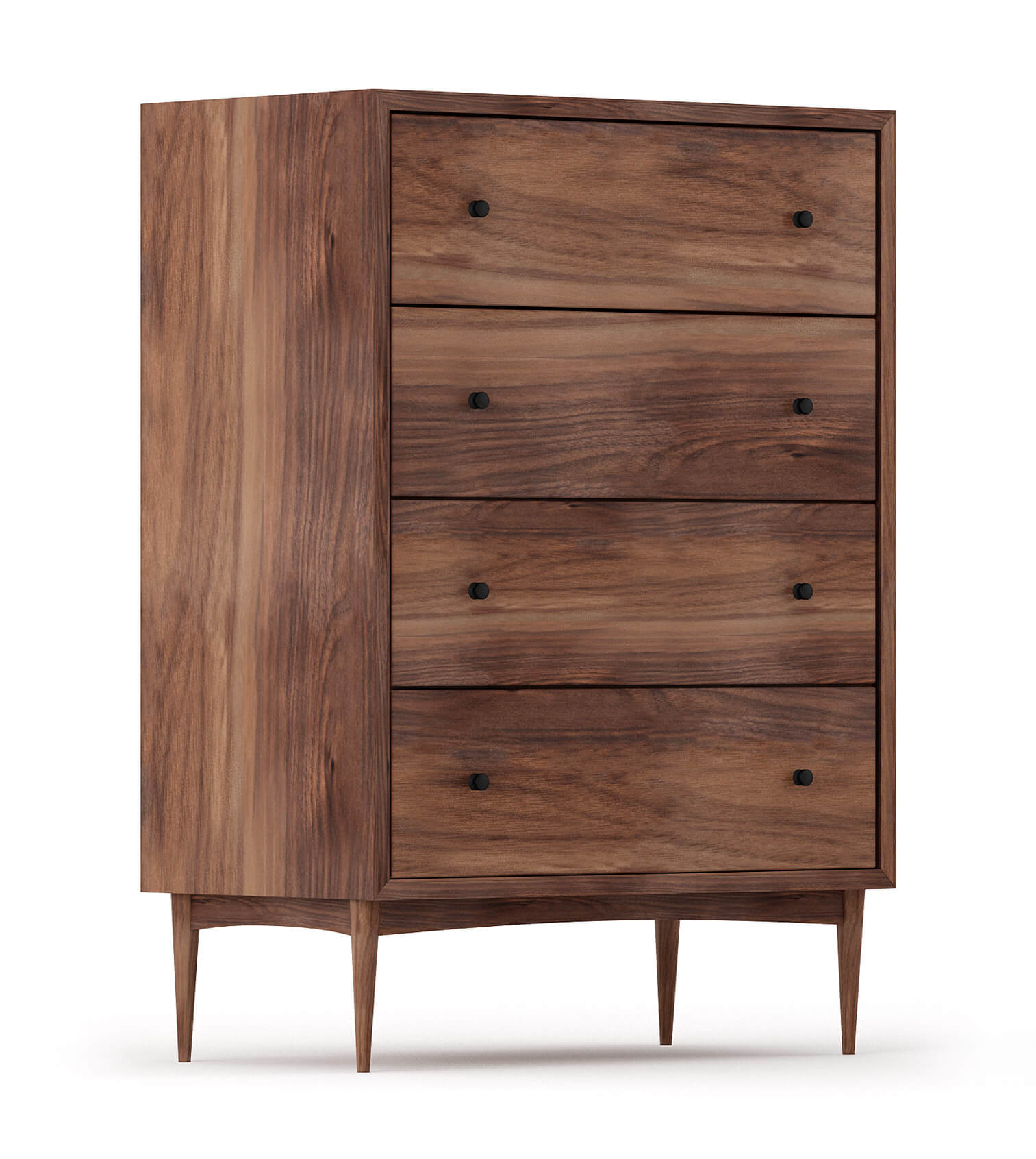 Atten 4-Drawer Tall Dresser