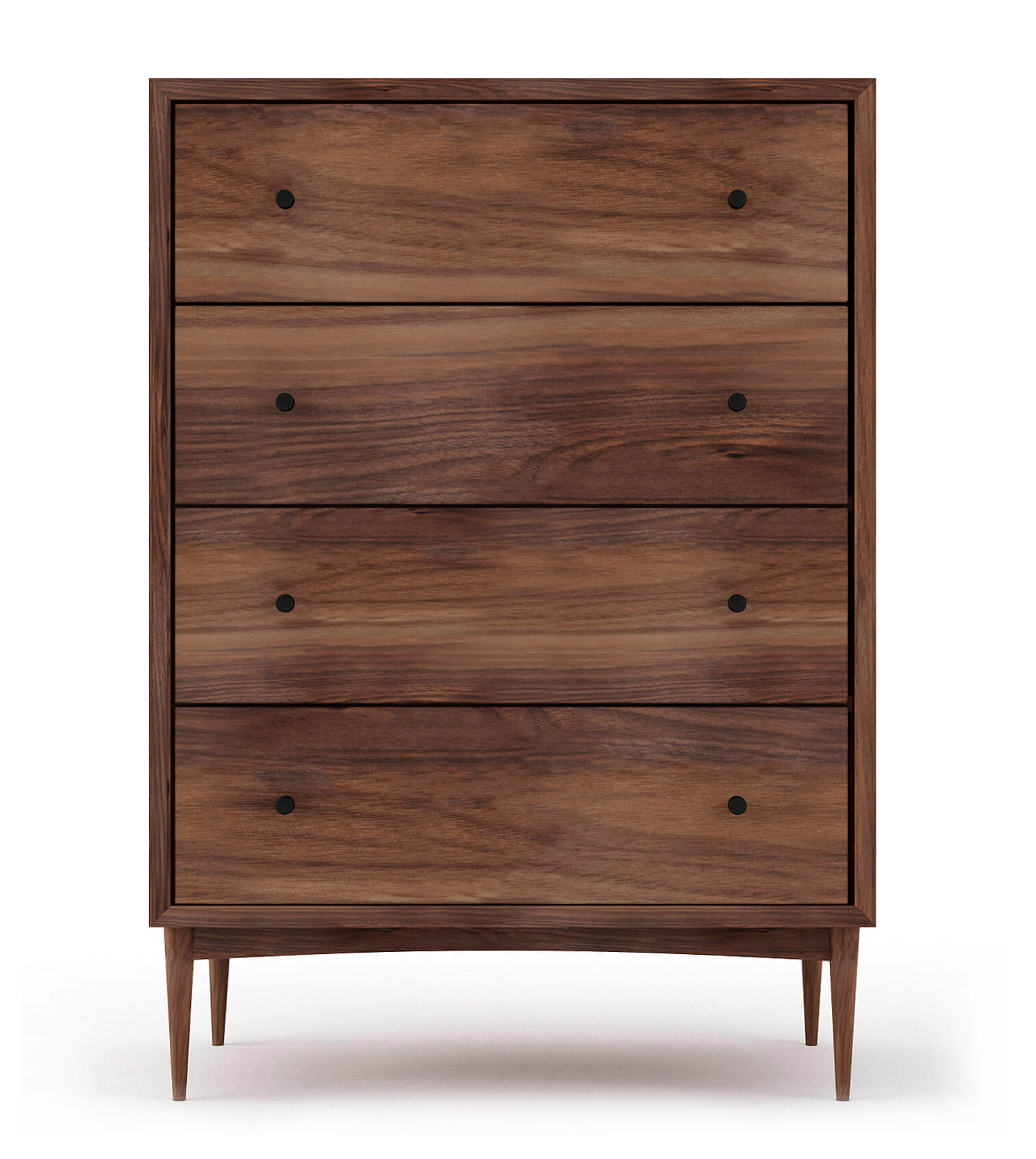Atten 4-Drawer Tall Dresser