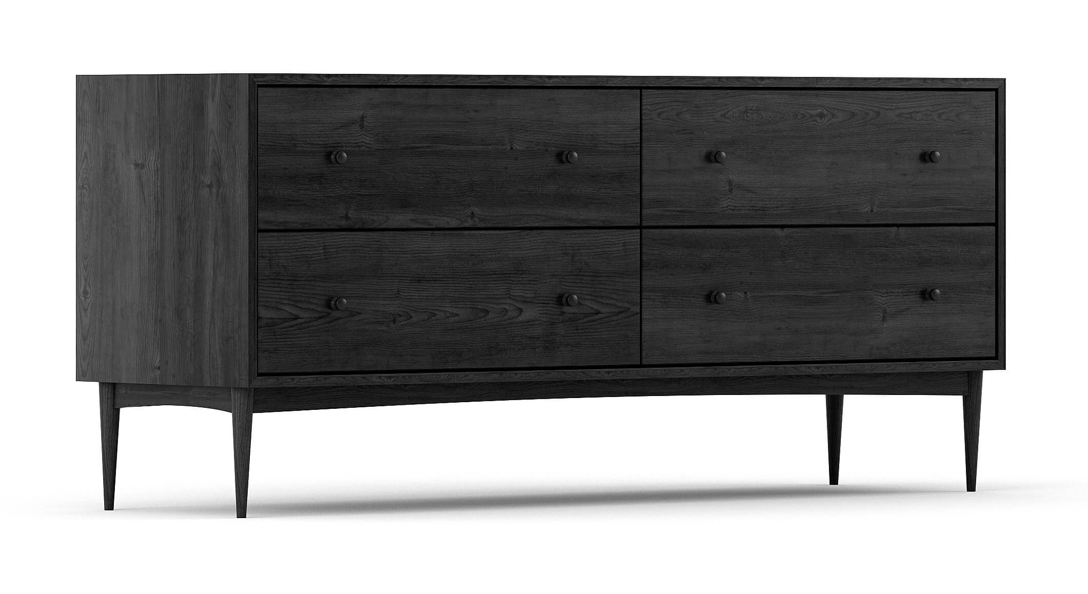 Atten 4-Drawer Wide Dresser