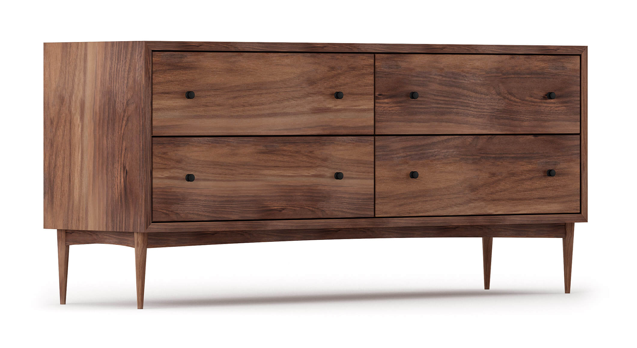 Atten 4-Drawer Wide Dresser