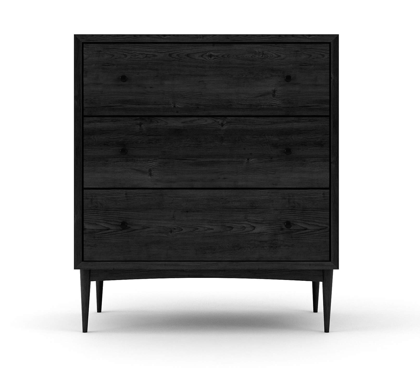 Atten 3-Drawer Tall Dresser