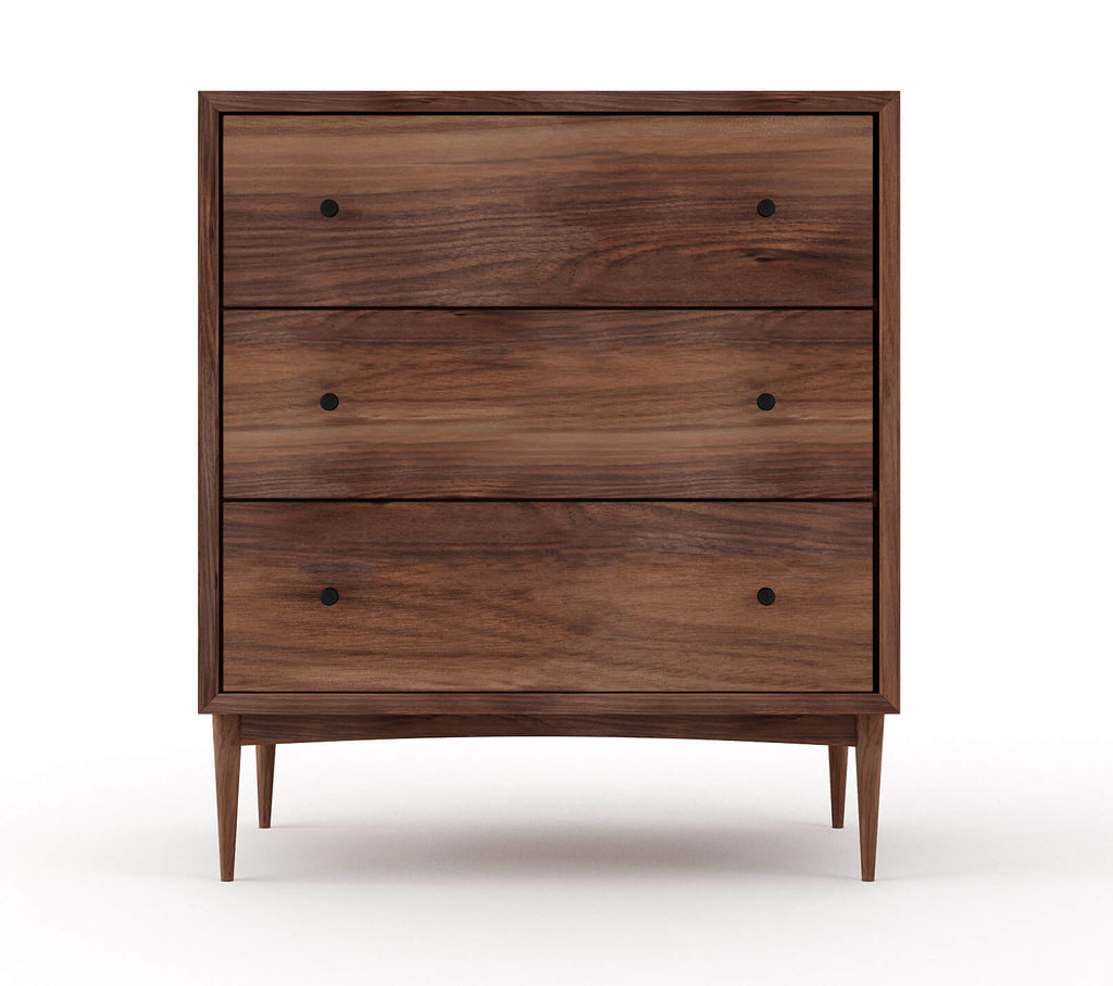 Atten 3-Drawer Tall Dresser