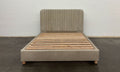 Pippen Bed in Natural Latex and Leather - Cal King