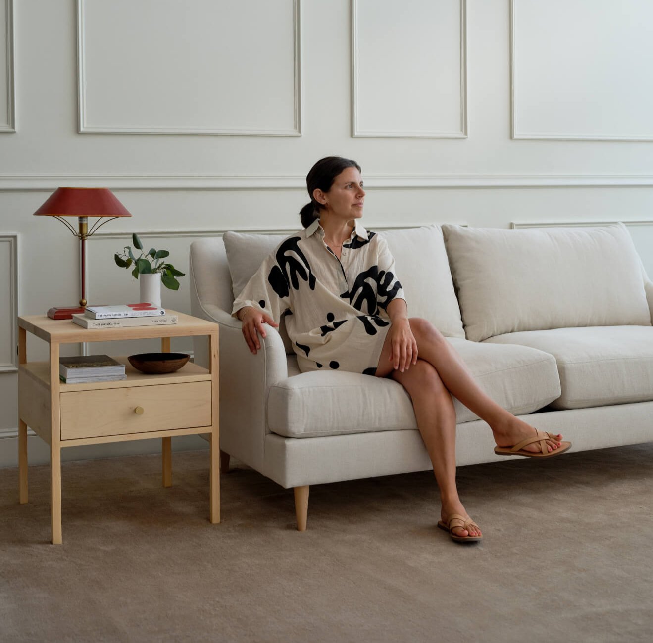 Kaydan Sofa in Natural Latex
