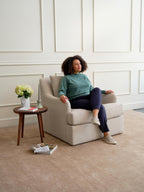 Kaydan Swivel Chair in Natural Latex