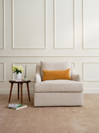 Kaydan Swivel Chair in Natural Latex