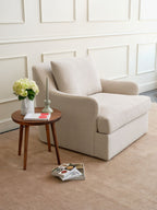 Kaydan Swivel Chair in Natural Latex