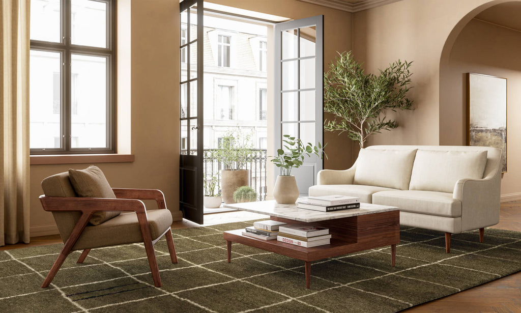 Kaydan Sofa in Natural Latex