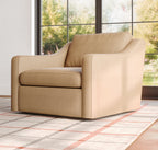 Meera Swivel Chair in Natural Latex