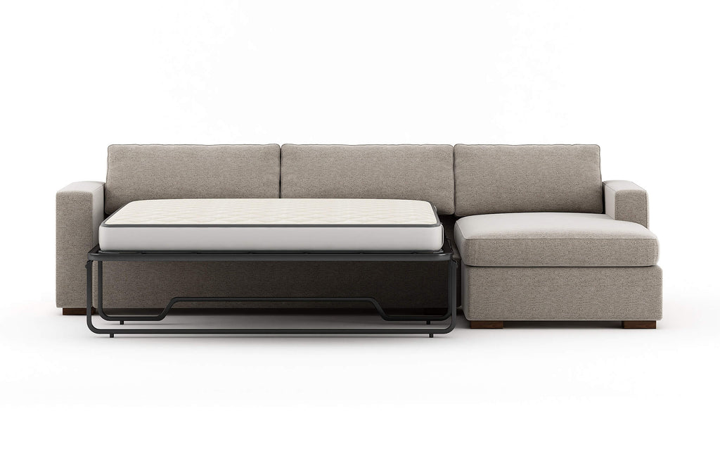 Rio Chaise Sleeper Sectional in Natural Latex
