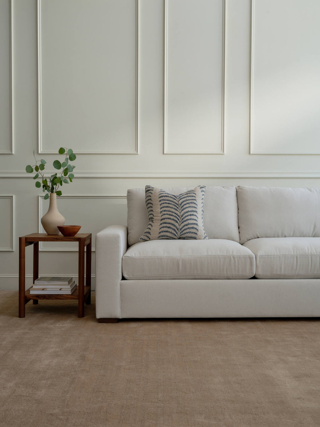 Rio Bumper Sleeper Sectional in Natural Latex