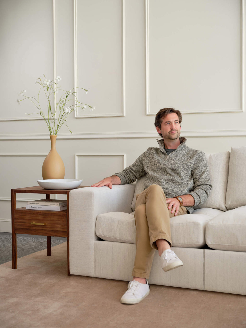 Rio Plush Modular Sofa in Natural Latex
