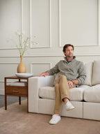 Rio Plush Modular Corner Sectional in Natural Latex