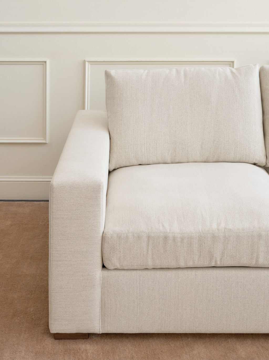 Rio Plush Corner Sectional in Natural Latex
