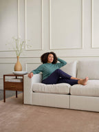 Rio Plush Modular Corner Sectional in Natural Latex