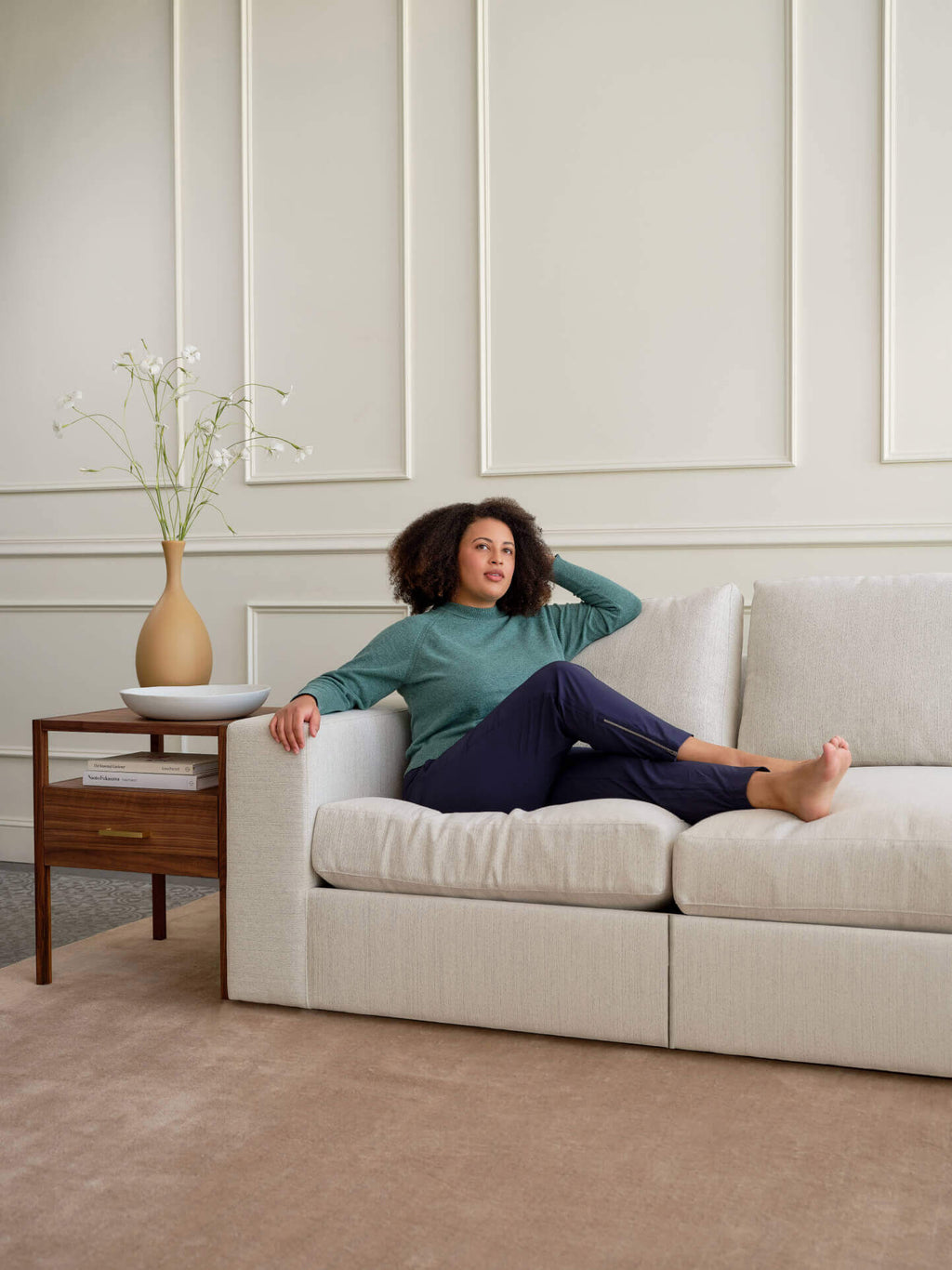Rio Plush Modular Sofa in Natural Latex