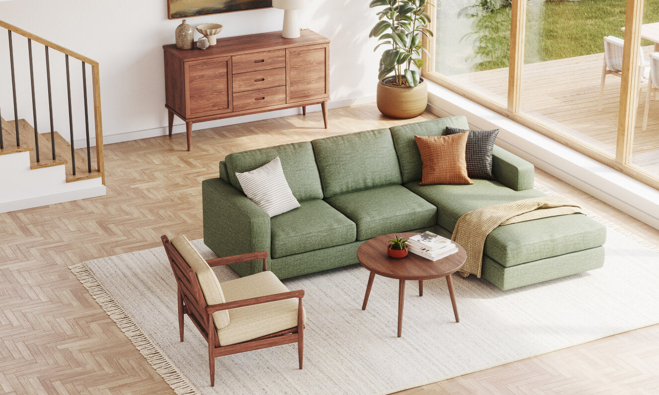Rio Plush Chaise Sectional