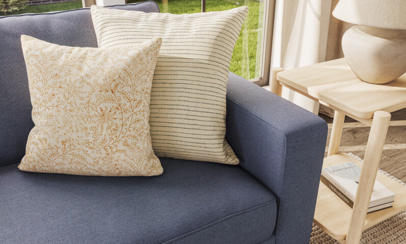 Rio Plush Bumper Sectional