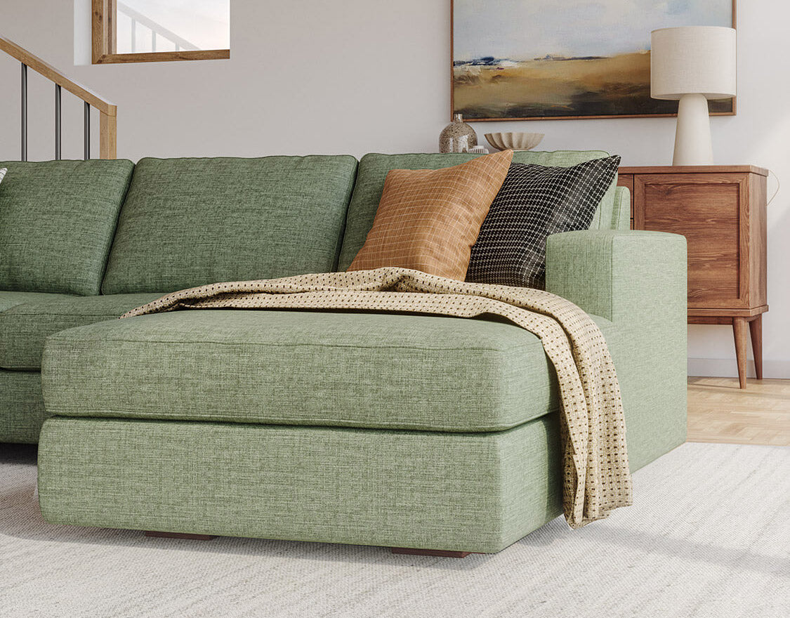 Rio Plush Chaise Sectional