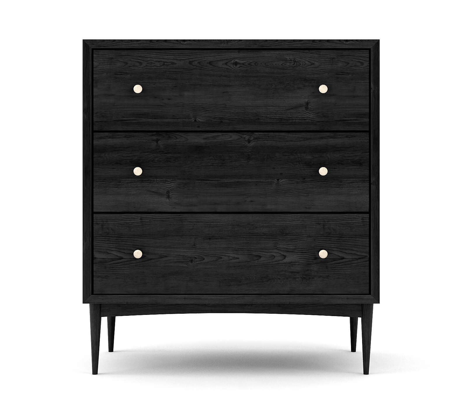 Atten 3-Drawer Tall Dresser
