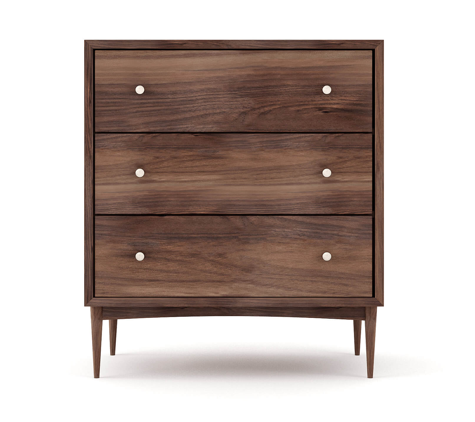 Atten 3-Drawer Tall Dresser