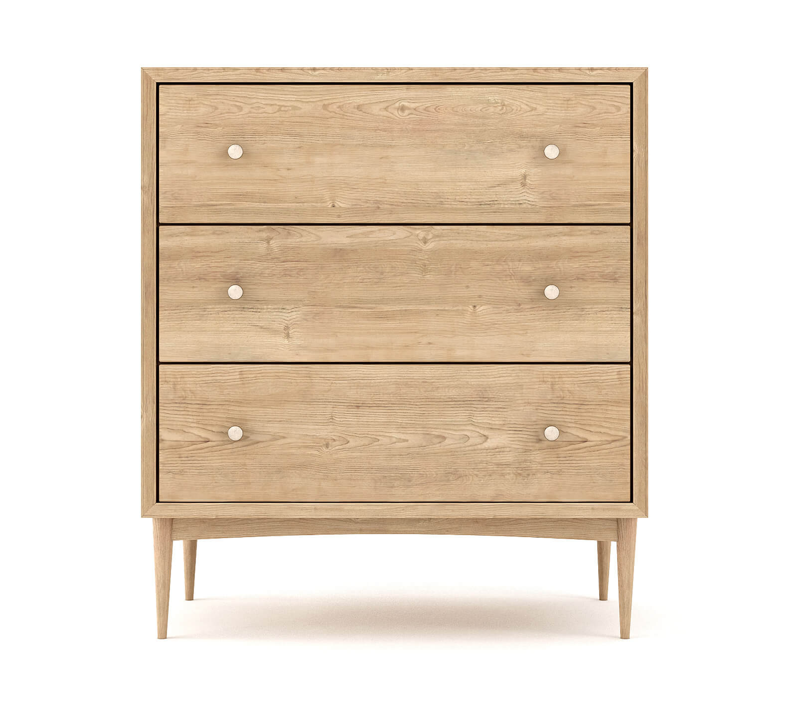 Atten 3-Drawer Tall Dresser