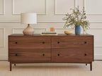 Atten 4-Drawer Wide Dresser