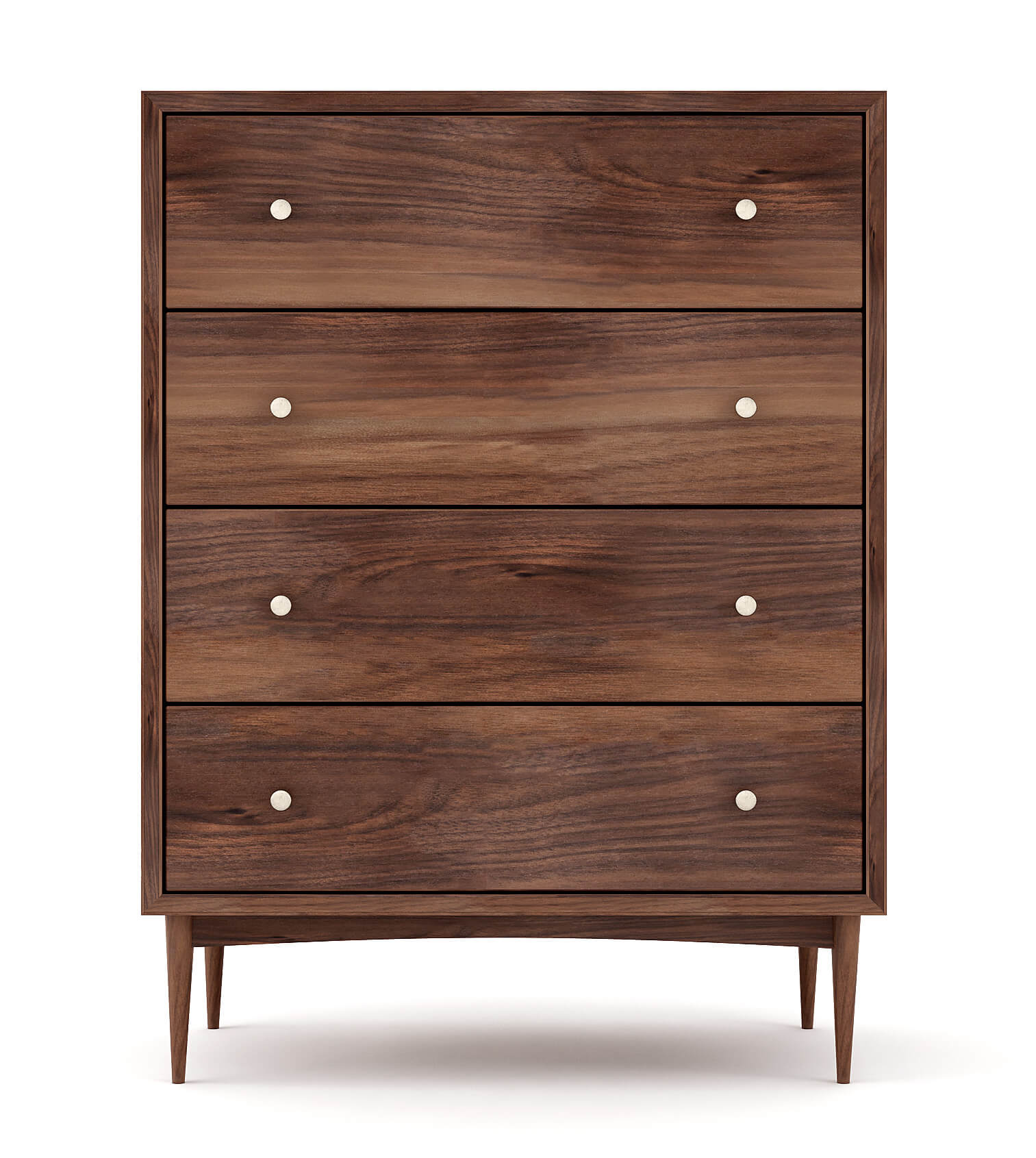 Atten 4-Drawer Tall Dresser