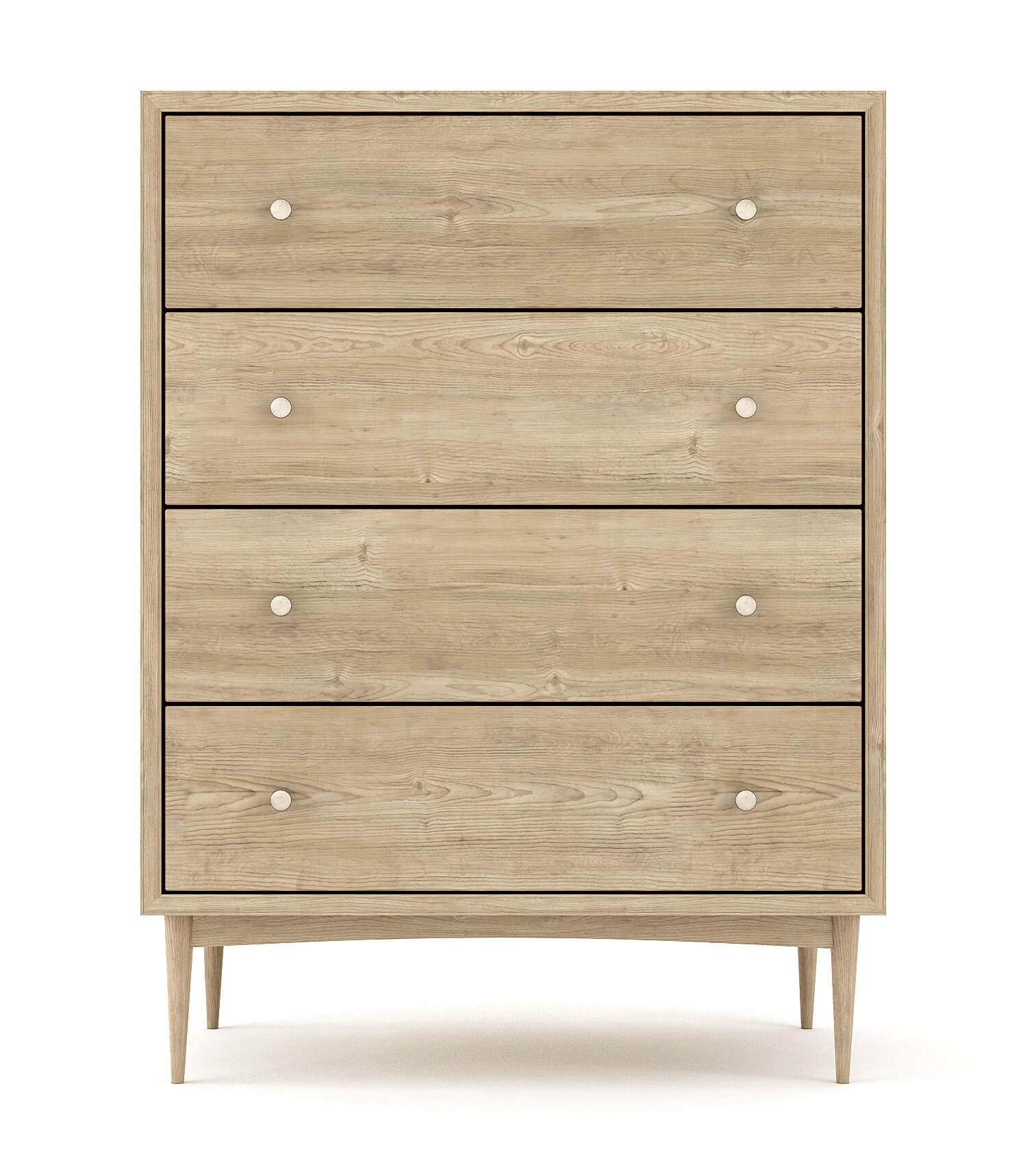 Atten 4-Drawer Tall Dresser