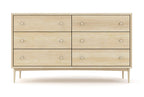 Atten 6-Drawer Wide Dresser