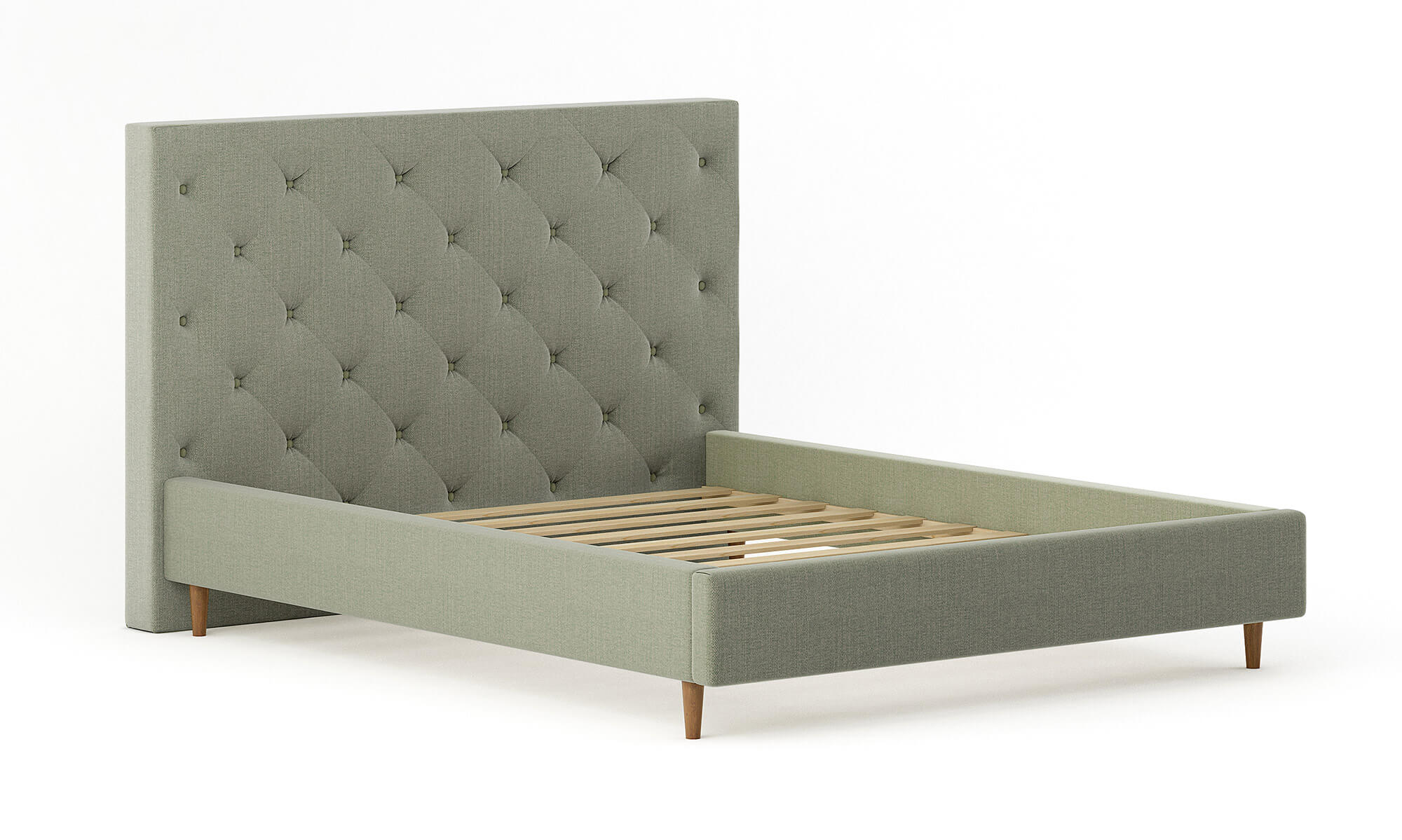 Bramo Tufted Bed in Natural Latex
