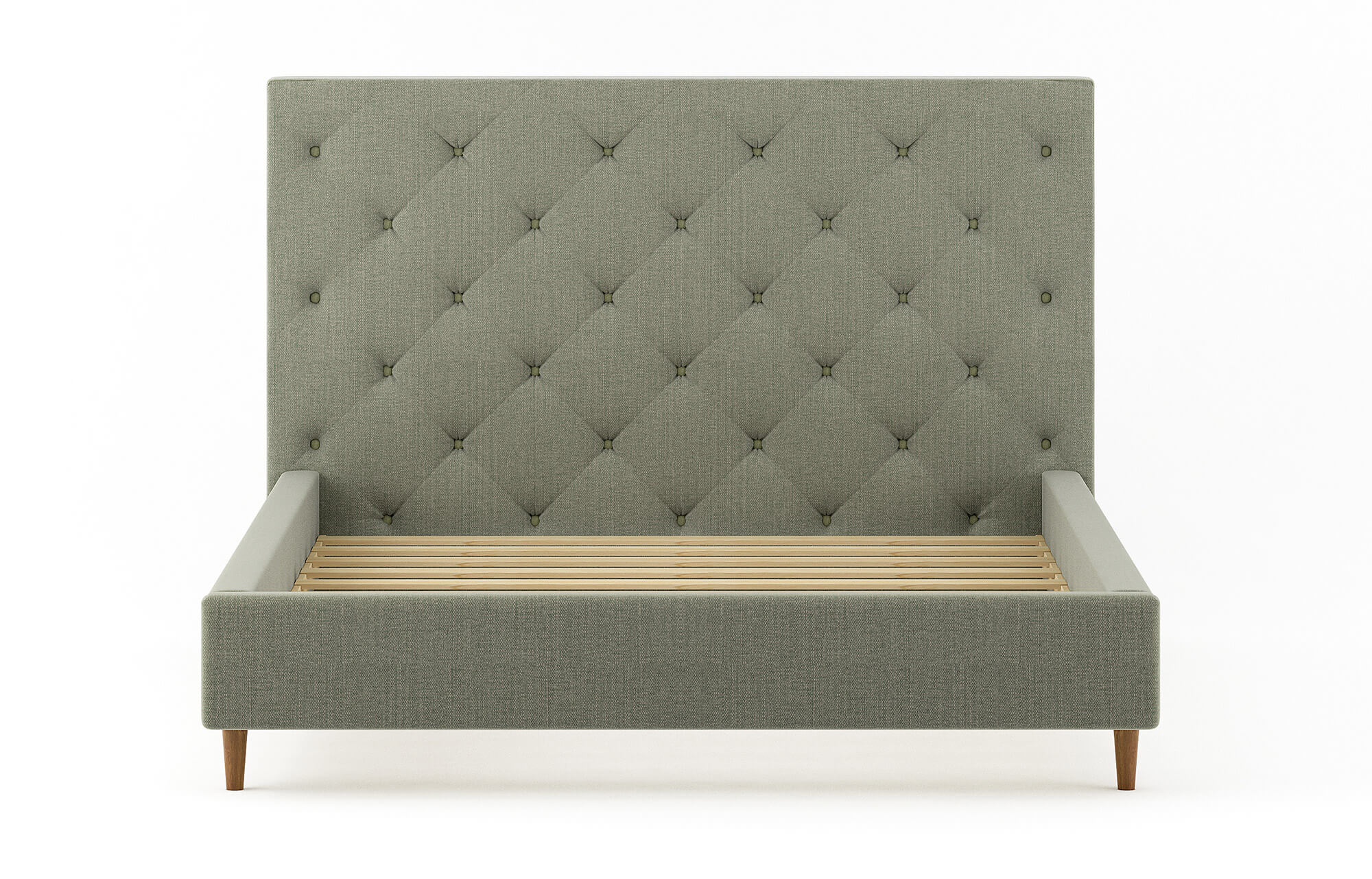 Bramo Tufted Bed in Natural Latex