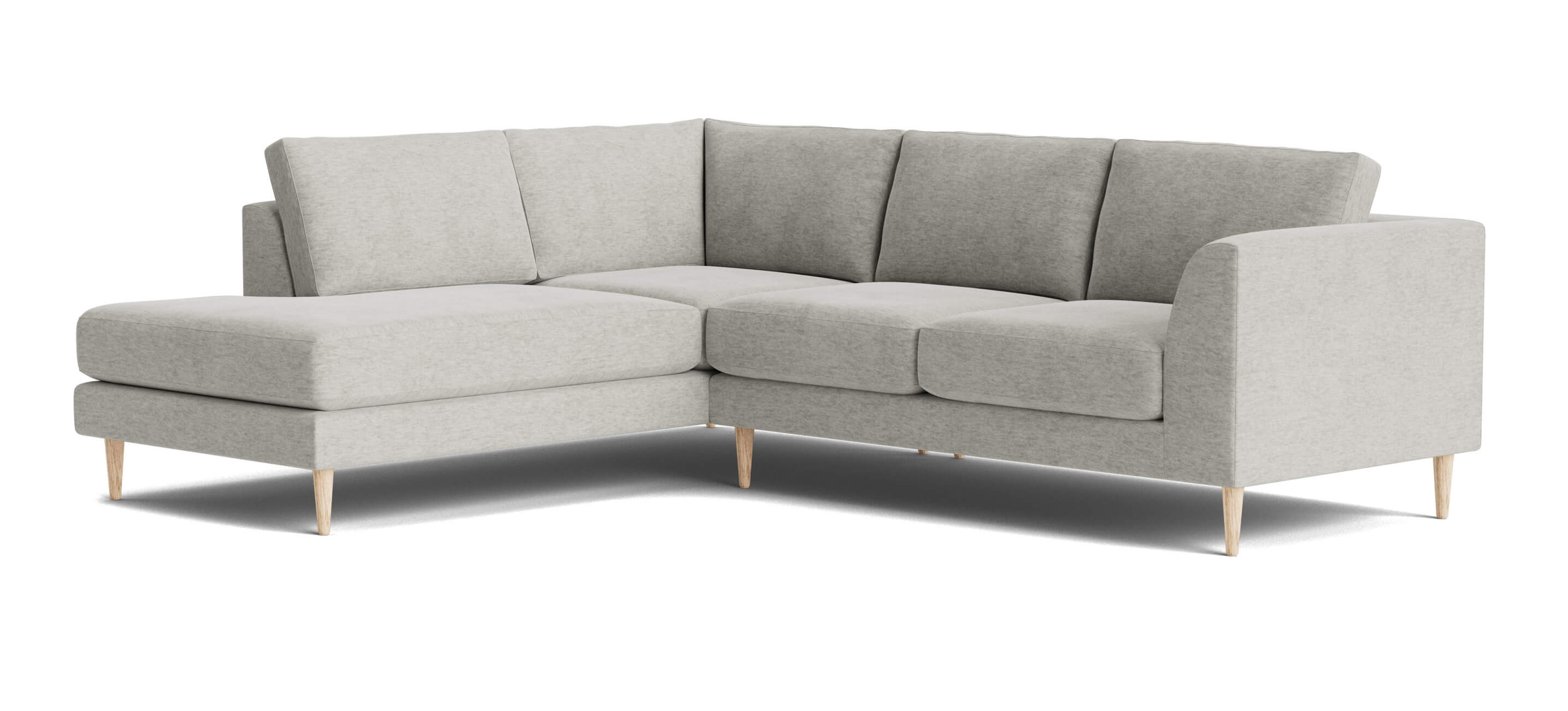 Dekayess Bumper Sectional in Natural Latex