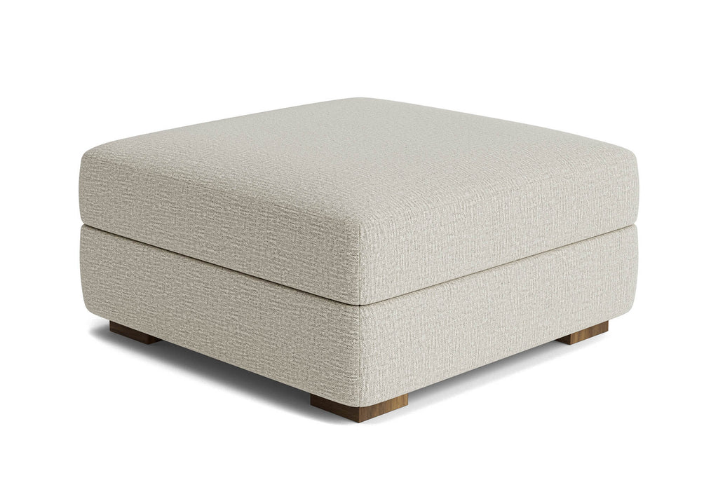 Idan Storage Ottoman in Natural Latex
