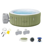 KIT TOUT INCLUS BESTWAY : spa gonflable rond 4 places et accessoires