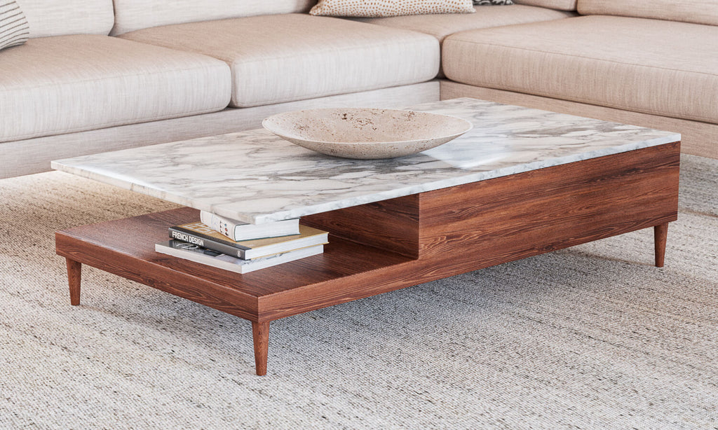Sino Large Rectangular Coffee Table