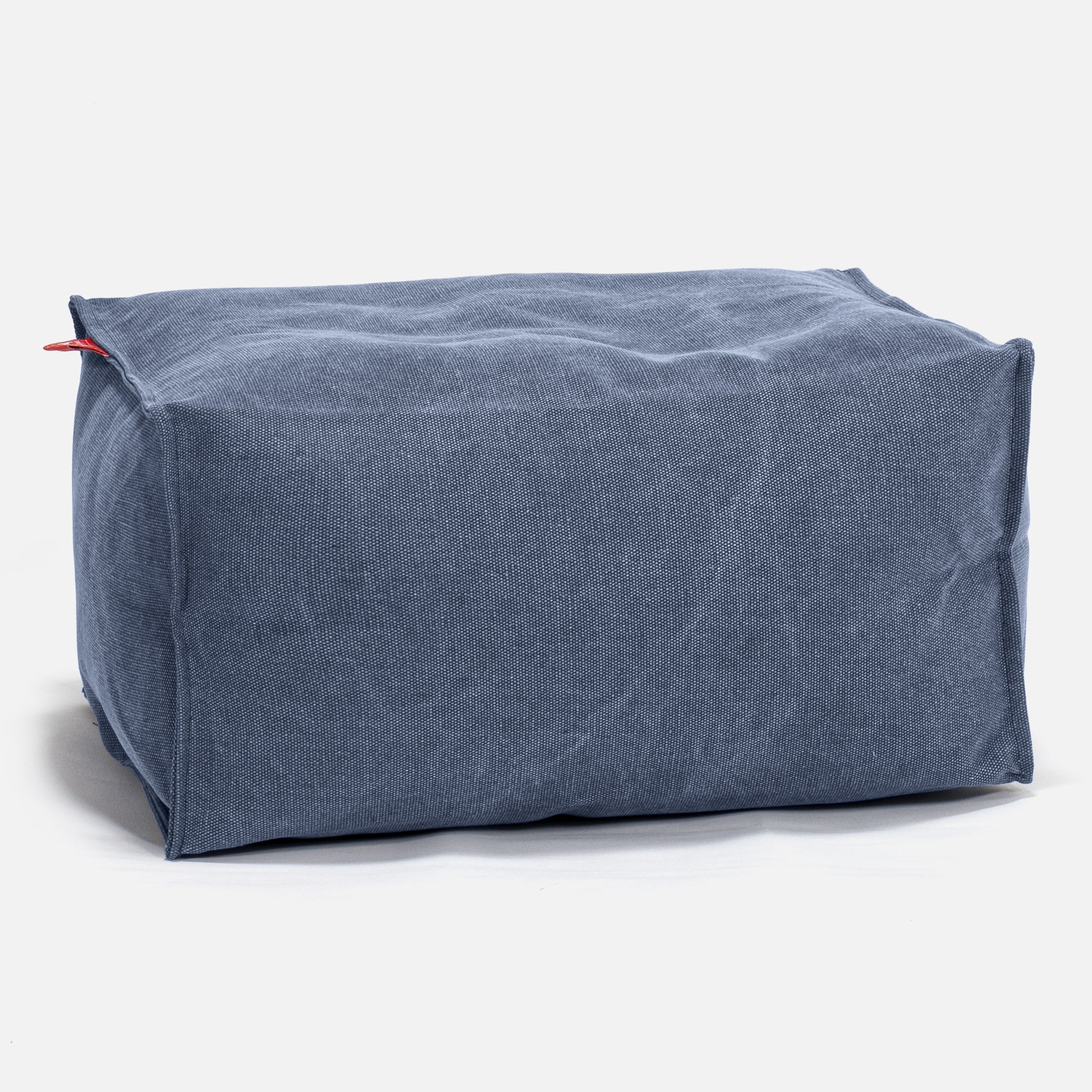 Kleiner Fußhocker Ersatz Bezug - Stonewashed-stoff
