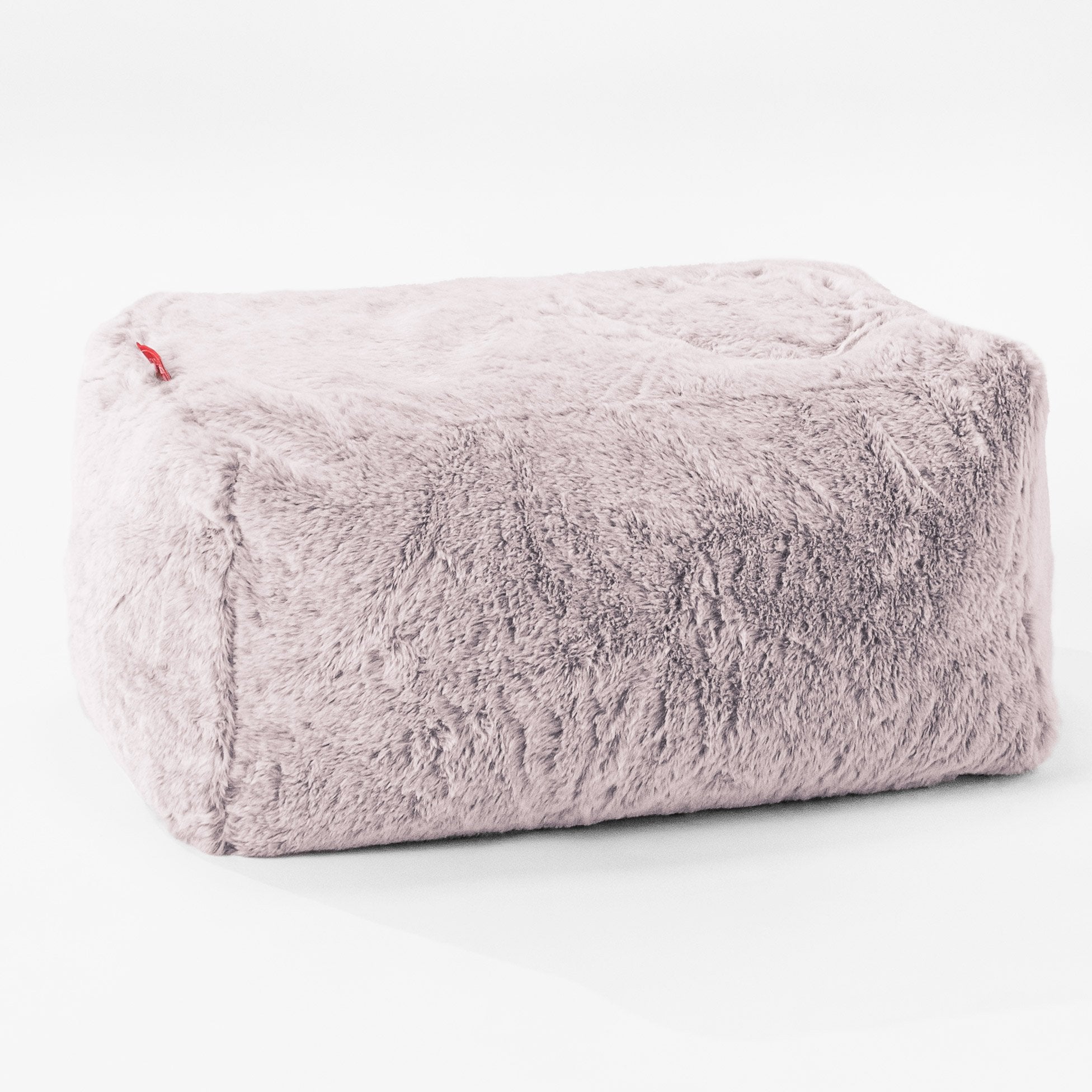 Kleiner Fußhocker Ersatz Bezug - Kaninchen Kunstfell