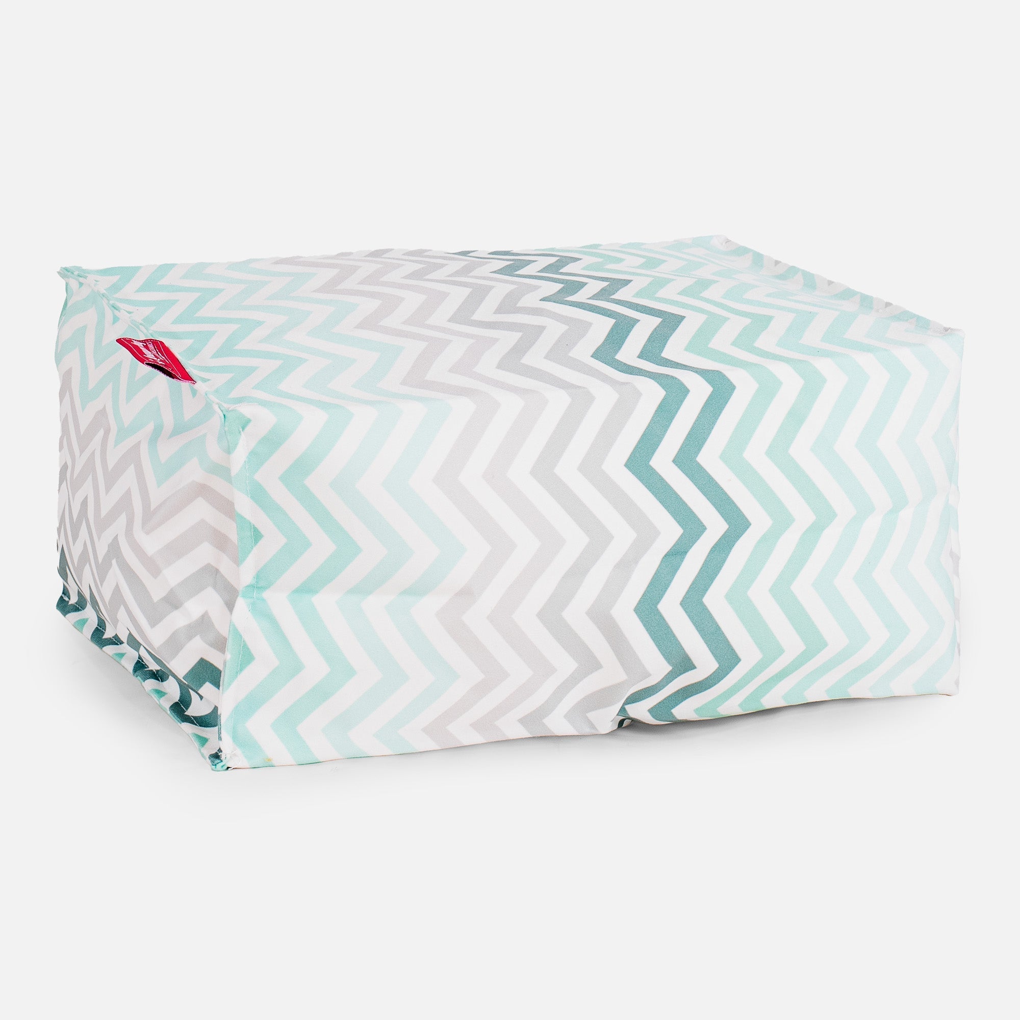 Kleiner Fußhocker Ersatz Bezug - Geometrische Druck