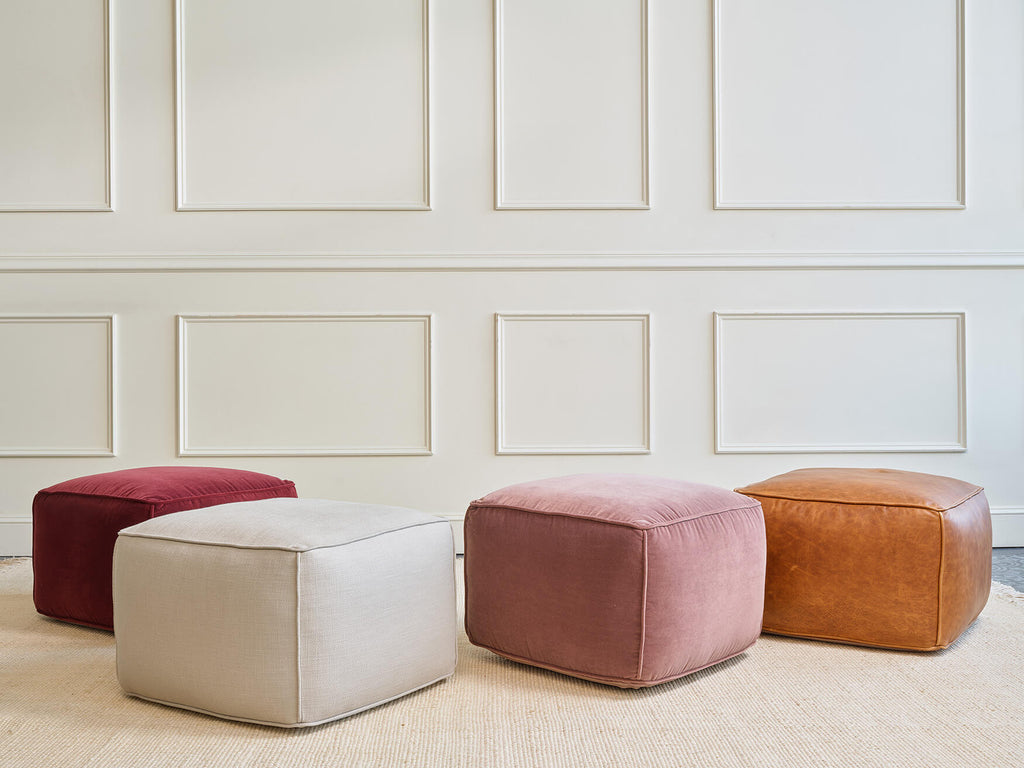 Mayer Pouf in Natural Latex
