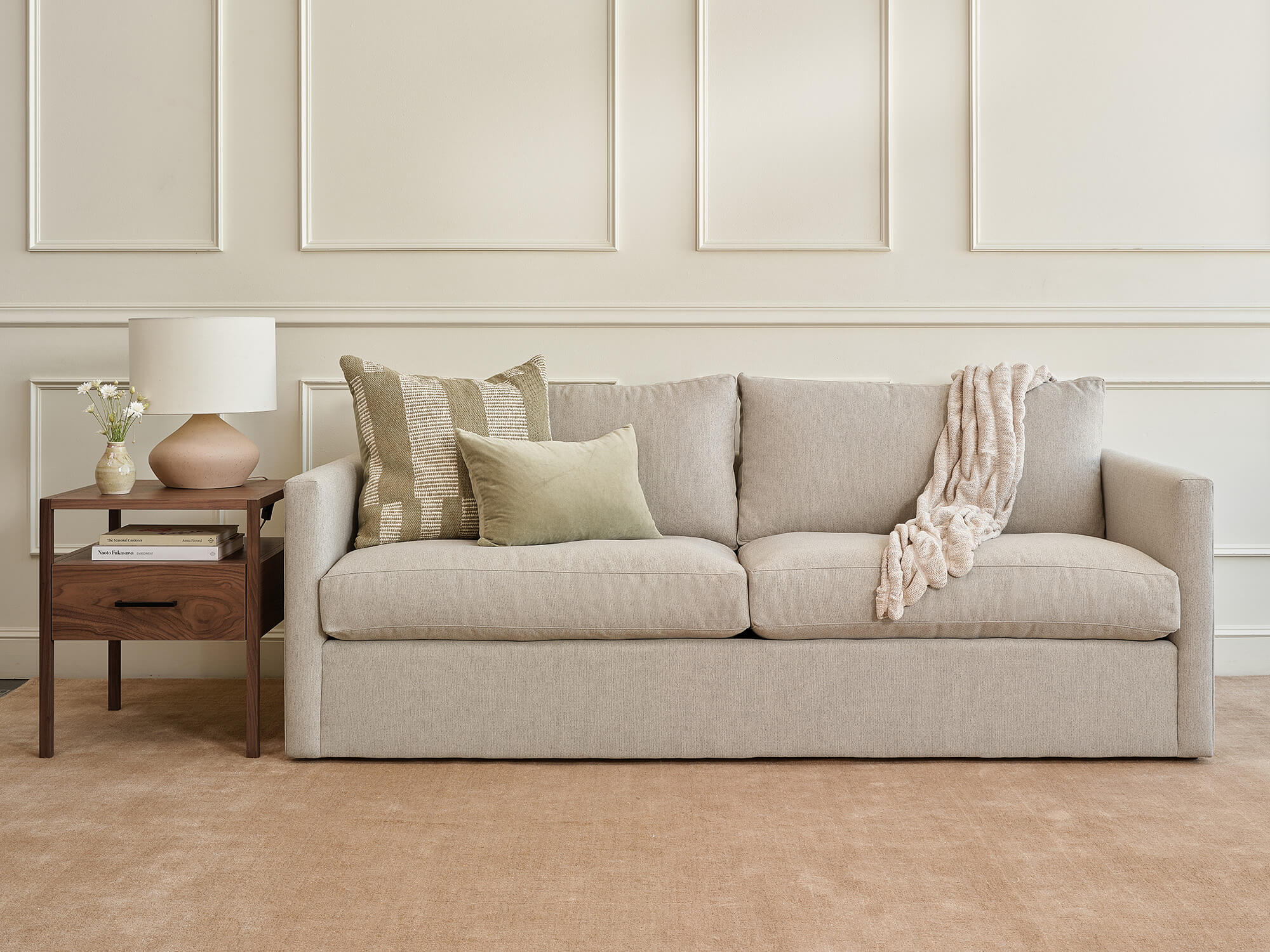 Franklin Sofa in Natural Latex