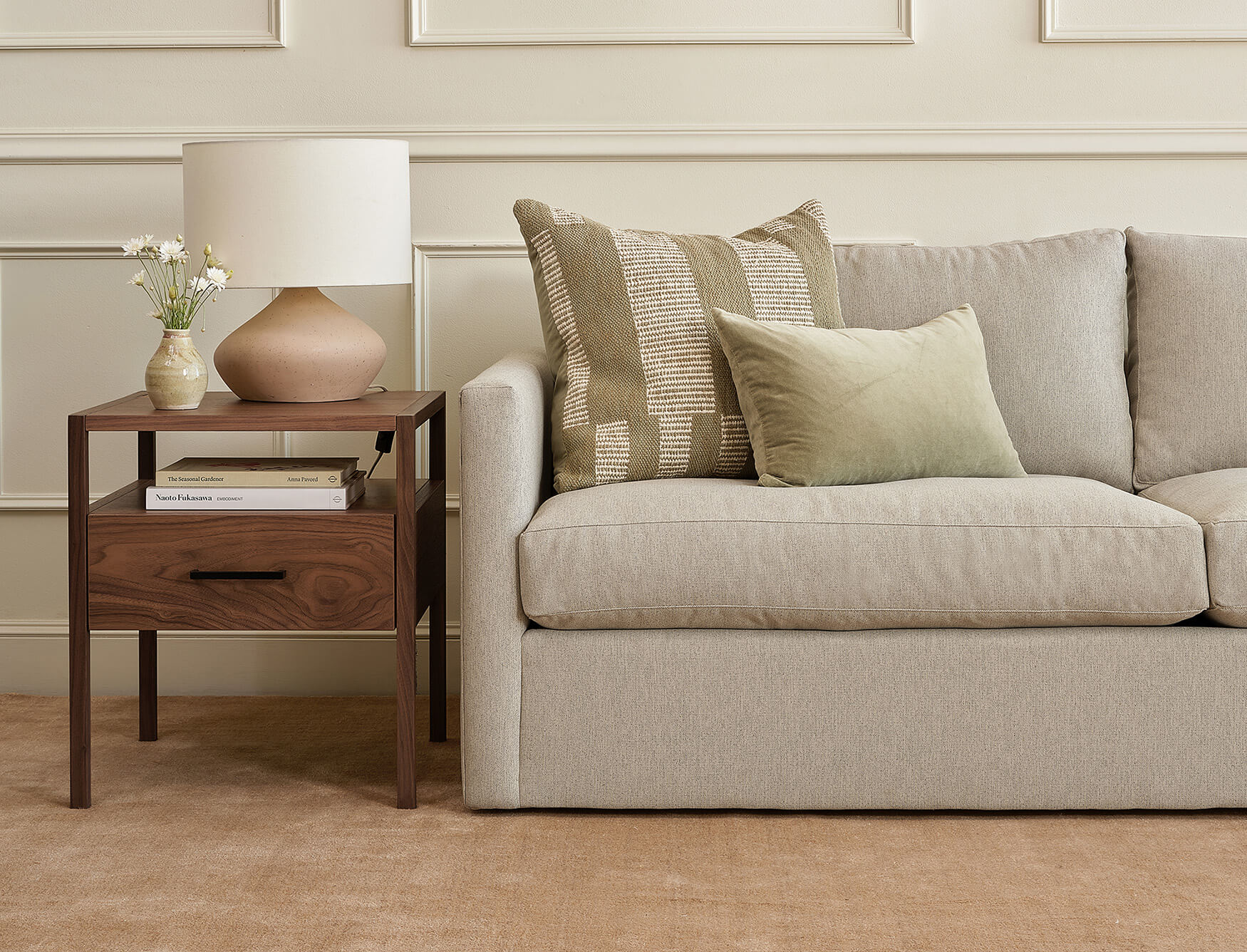 Franklin Sofa in Natural Latex