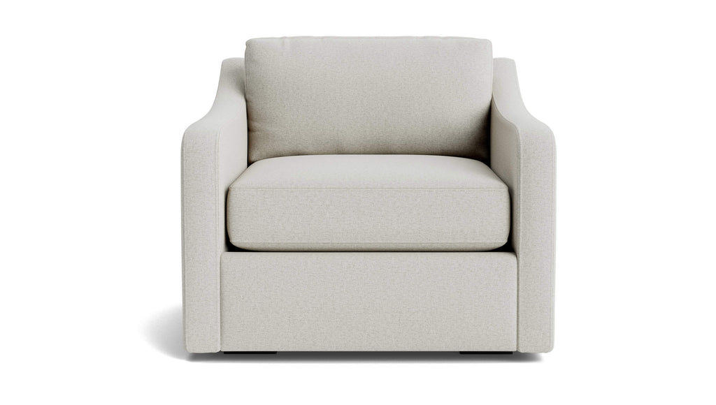 Meera Swivel Chair in Natural Latex