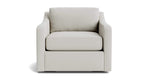 Meera Swivel Chair in Natural Latex