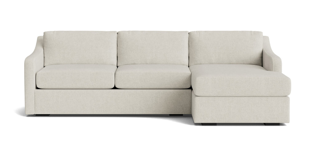 Meera Chaise Sectional in Natural Latex