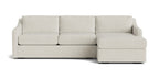 Meera Chaise Sectional in Natural Latex