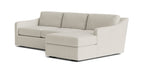 Meera Chaise Sectional in Natural Latex